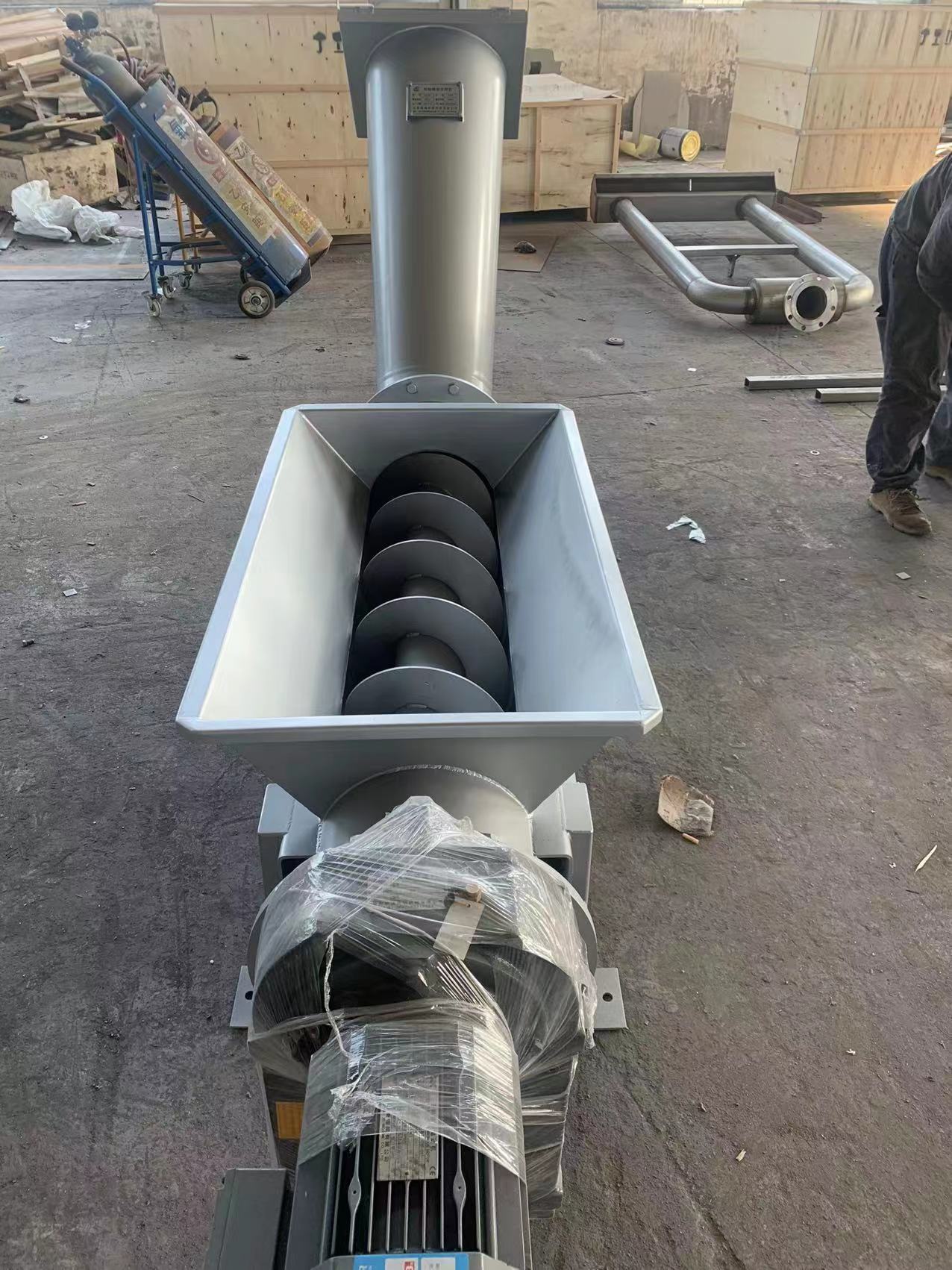 高排水螺旋壓榨機(jī)的特點